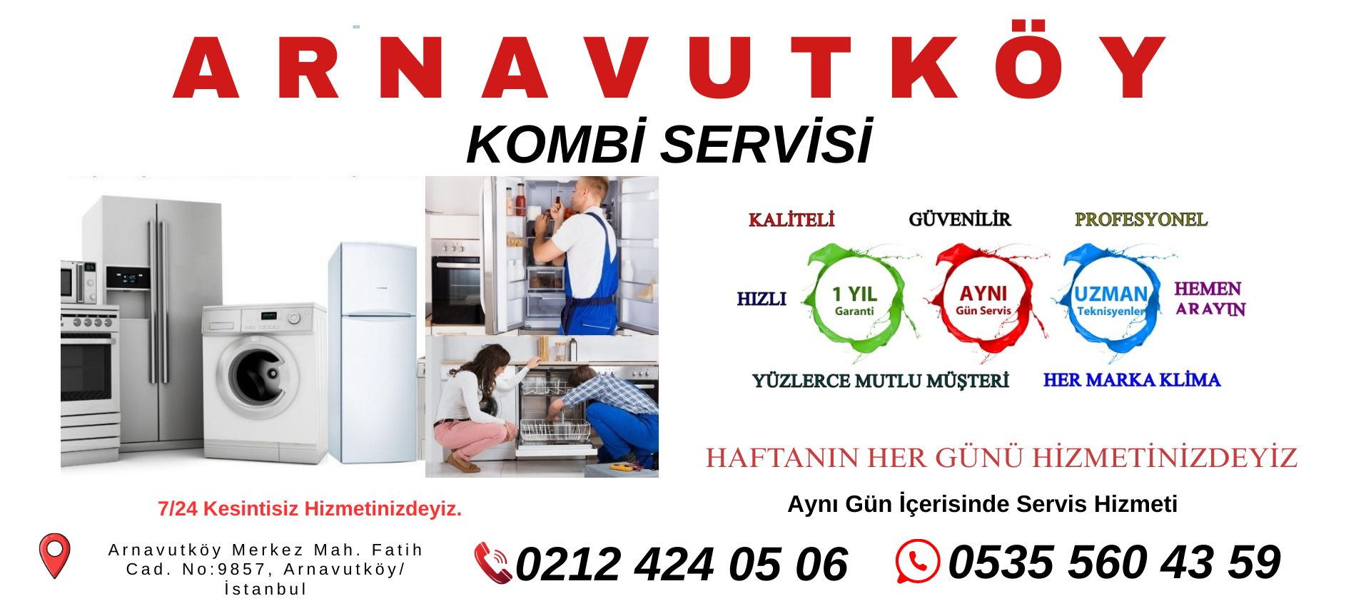 Arnavutköy Kombi Servisi